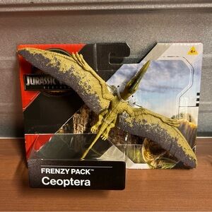 2025 JURASSIC WORLD REBIRTH Mattel Frenzy Pack CEOPTERA Dinosaur NEW